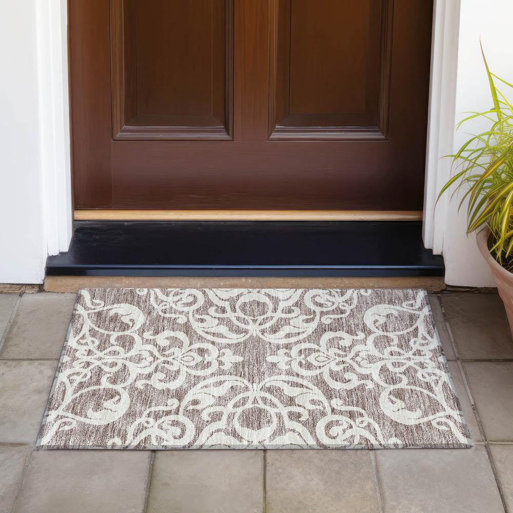 Chantille ACN973 Brown 1'8" x 2'6" Rug. Picture 6