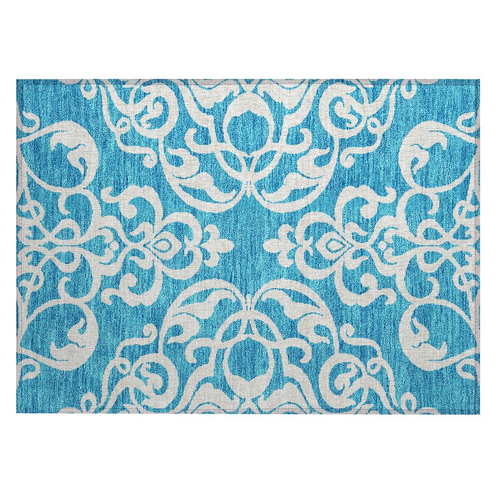 Chantille ACN973 Teal 1'8" x 2'6" Rug. Picture 1