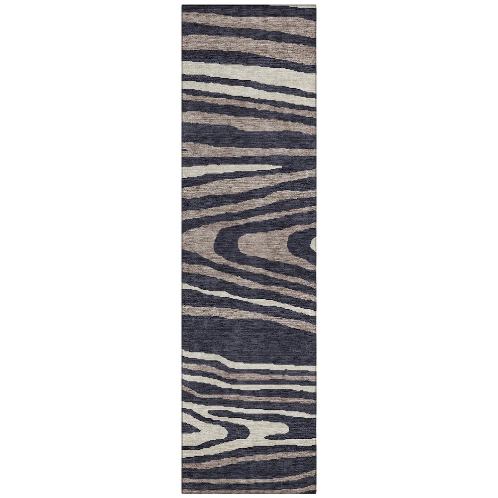 Chantille ACN974 Black 2'3" x 7'6" Rug. Picture 1