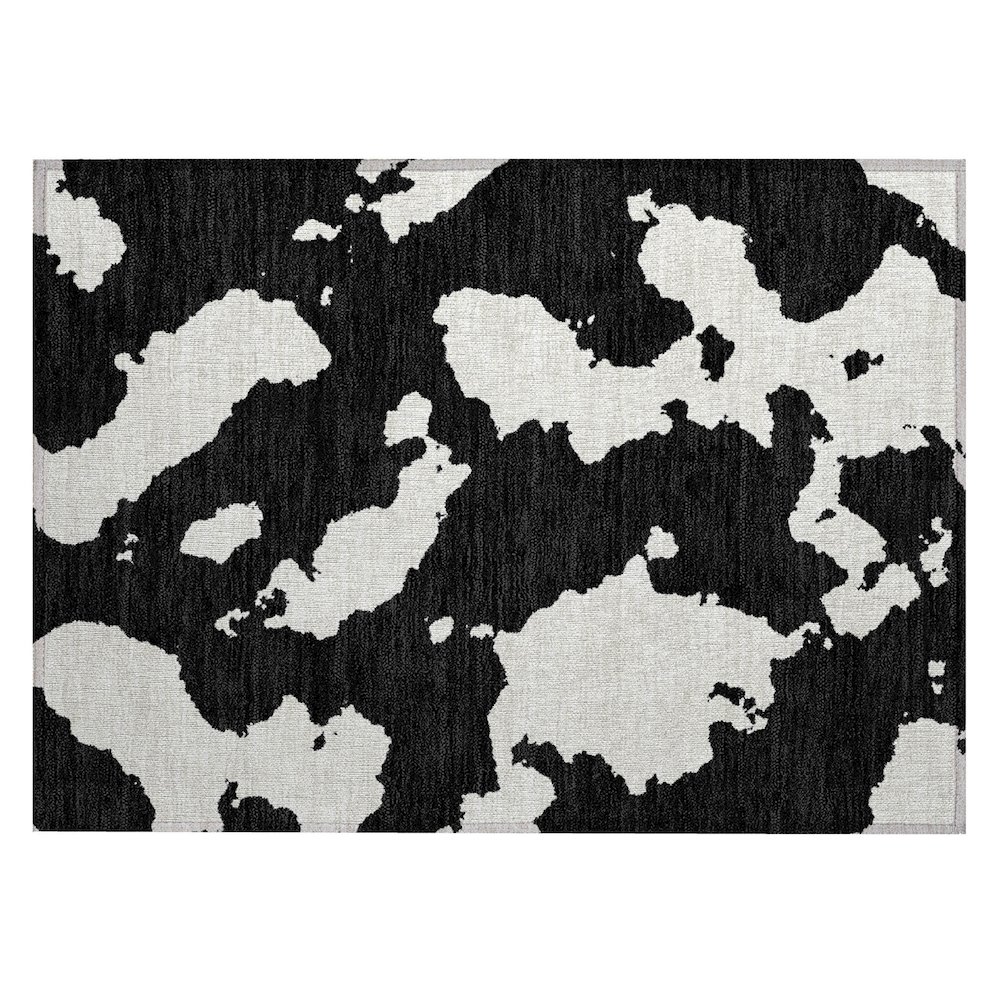 Chantille ACN975 Black 1'8" x 2'6" Rug. Picture 1