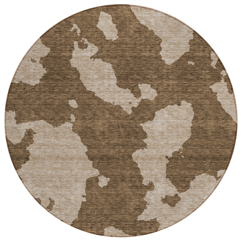 Chantille ACN975 Brown 8' x 8' Rug. Picture 1