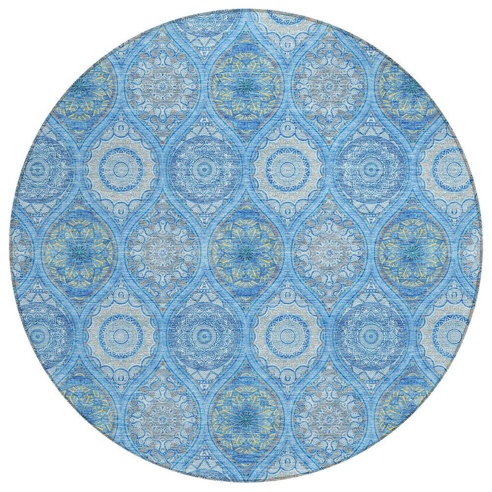 Chantille ACN976 Blue 8' x 8' Rug. Picture 1