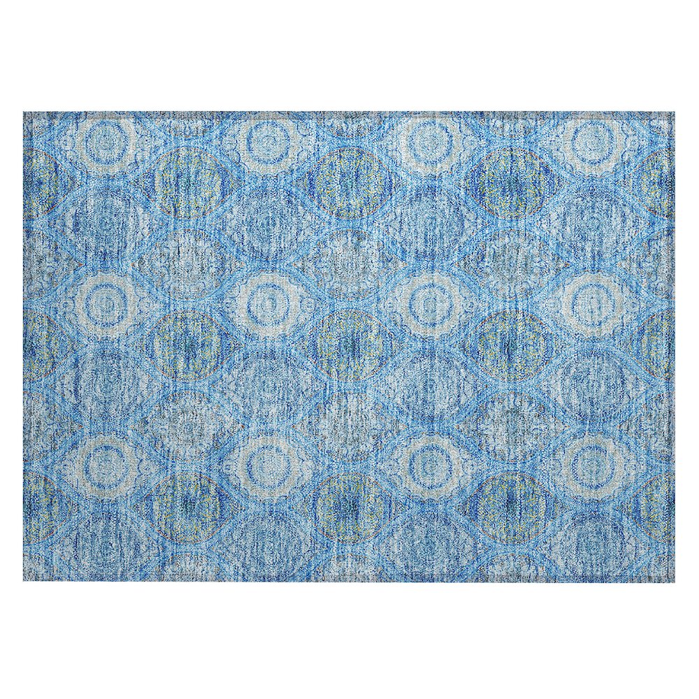 Chantille ACN976 Blue 1'8" x 2'6" Rug. Picture 1