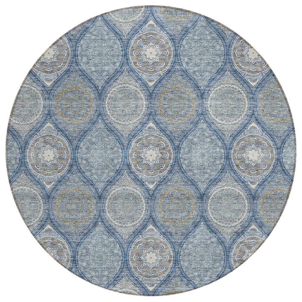 Chantille ACN976 Blue 8' x 8' Rug. Picture 1