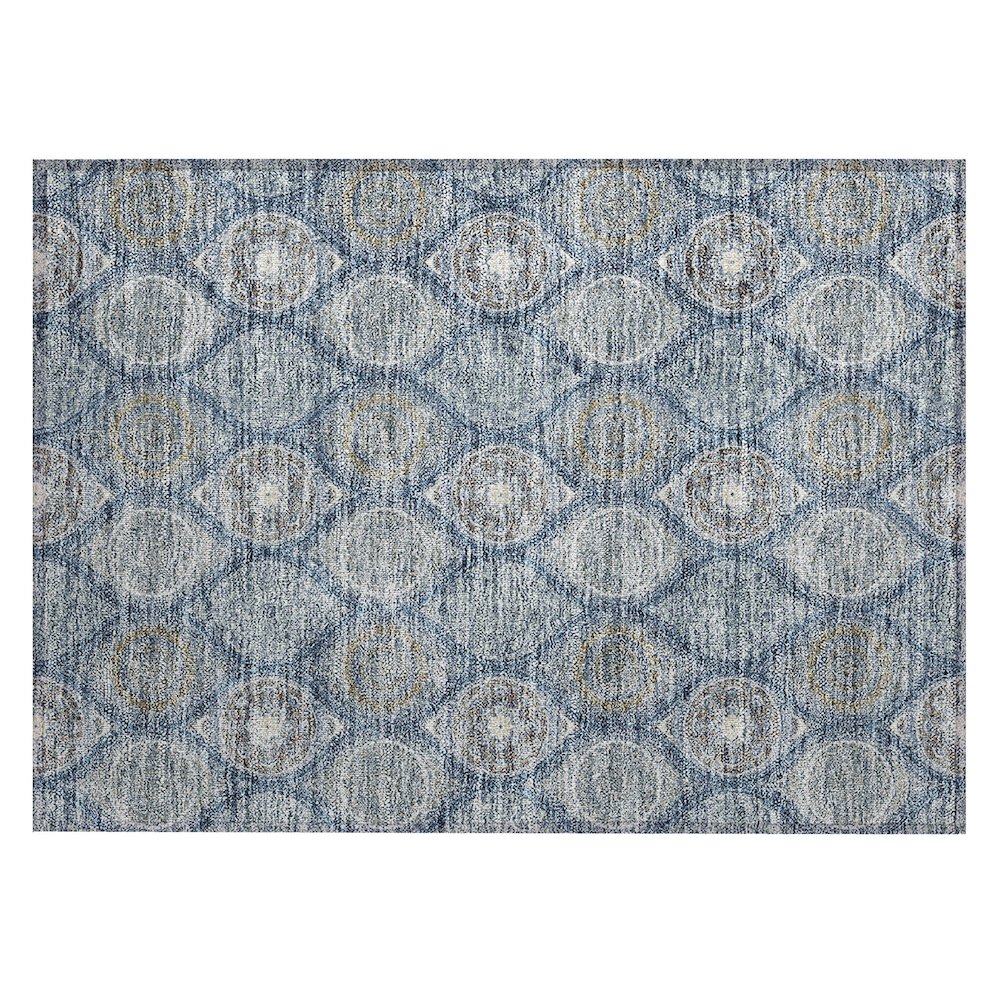 Chantille ACN976 Blue 1'8" x 2'6" Rug. Picture 1