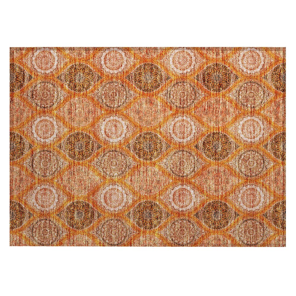 Chantille ACN976 Orange 1'8" x 2'6" Rug. Picture 1