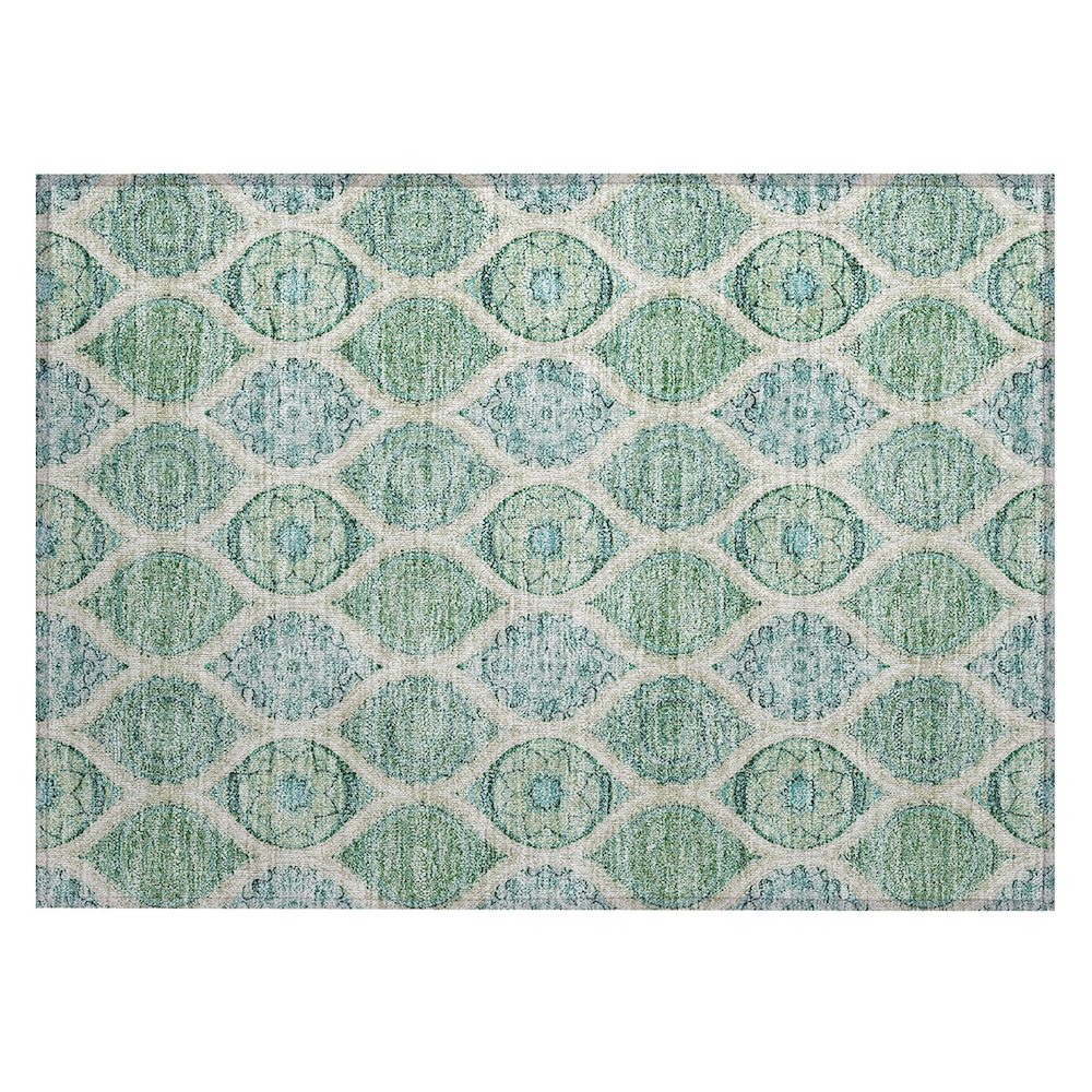 Chantille ACN976 Green 1'8" x 2'6" Rug. Picture 1