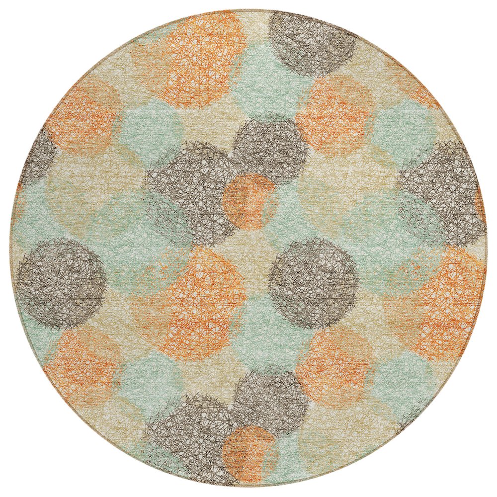 Chantille ACN977 Brown 8' x 8' Rug. Picture 1