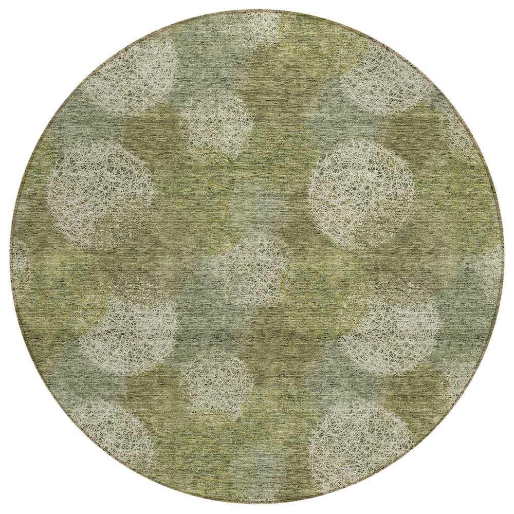Chantille ACN977 Green 8' x 8' Rug. Picture 1