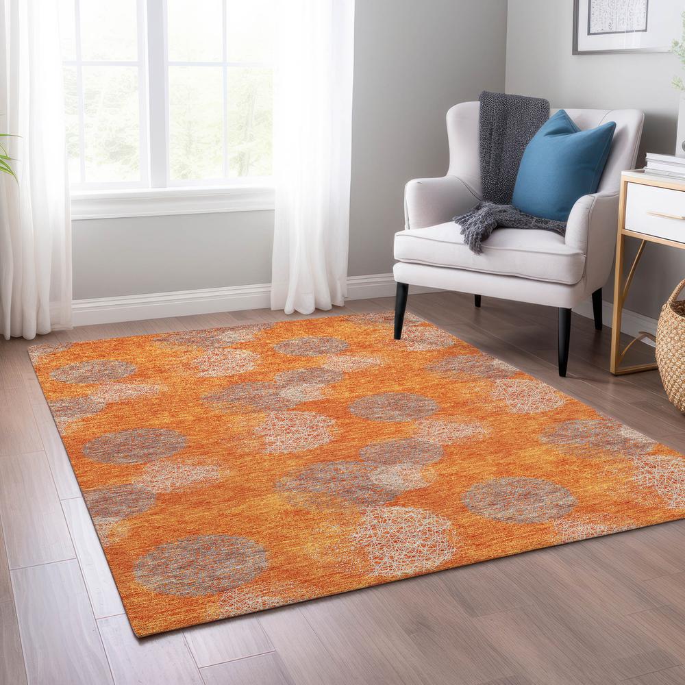 Chantille ACN977 Orange 2'6" x 3'10" Rug. Picture 6