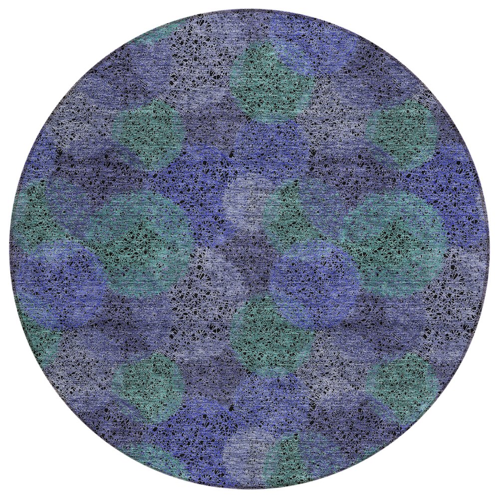 Chantille ACN977 Purple 8' x 8' Rug. Picture 1