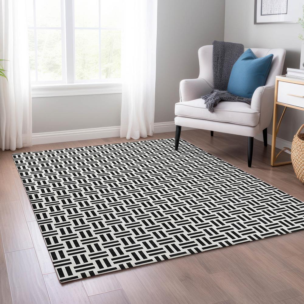Chantille ACN978 Black 2'6" x 3'10" Rug. Picture 6
