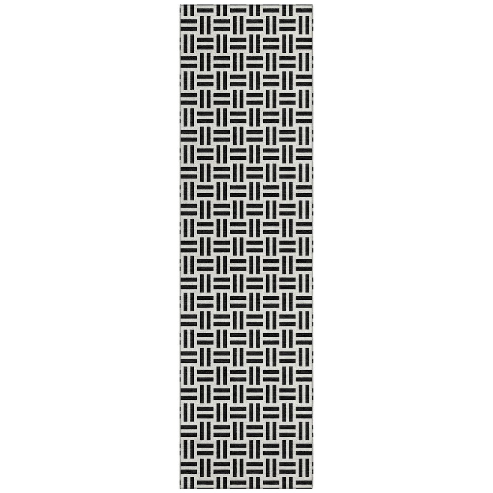 Chantille ACN978 Black 2'3" x 7'6" Rug. Picture 1