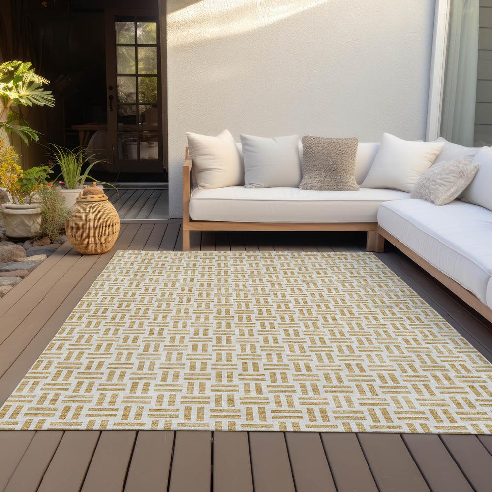 Chantille ACN978 Gold 2'6" x 3'10" Rug. Picture 8