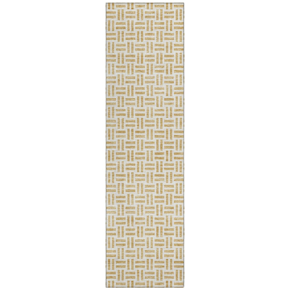 Chantille ACN978 Gold 2'3" x 7'6" Rug. Picture 1