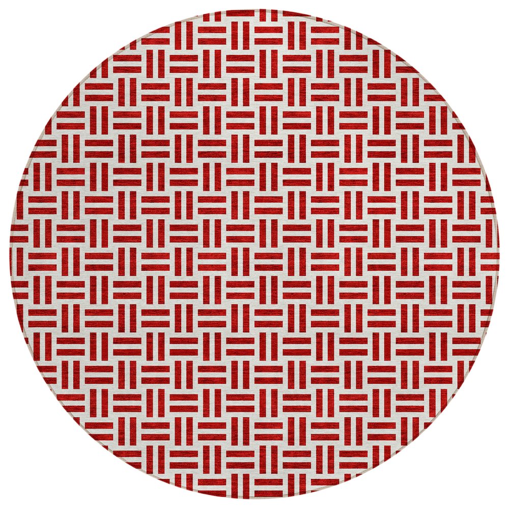 Chantille ACN978 Red 8' x 8' Rug. Picture 1