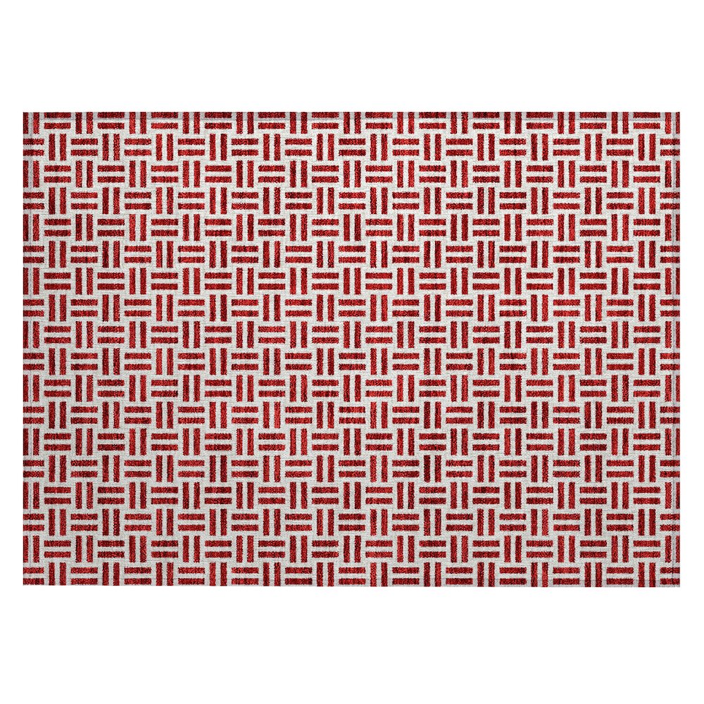 Chantille ACN978 Red 1'8" x 2'6" Rug. Picture 1