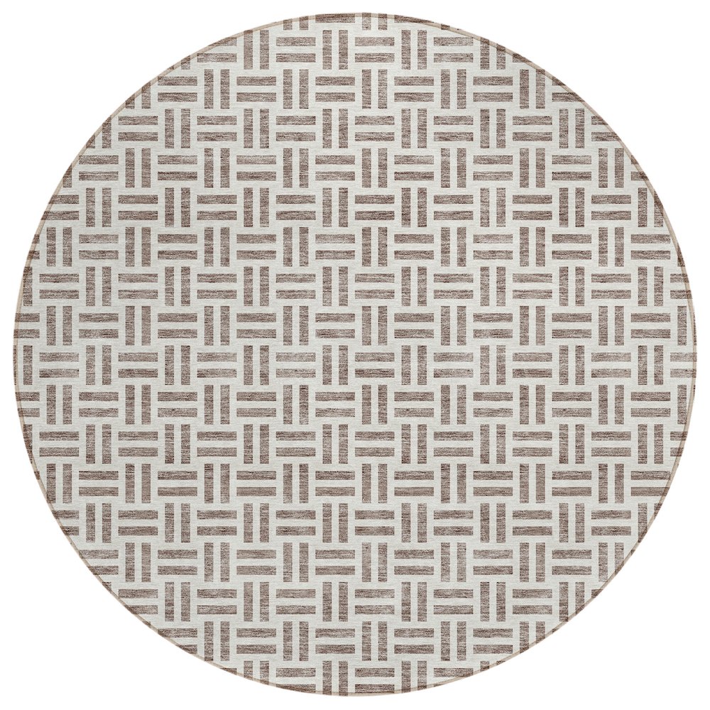 Chantille ACN978 Brown 8' x 8' Rug. Picture 1