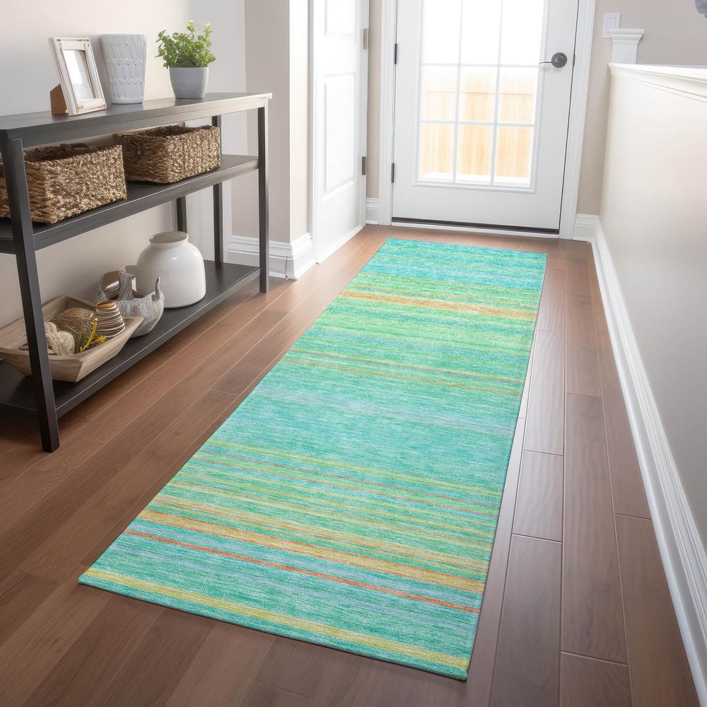 Chantille ACN979 Teal 2'3" x 7'6" Rug. Picture 5