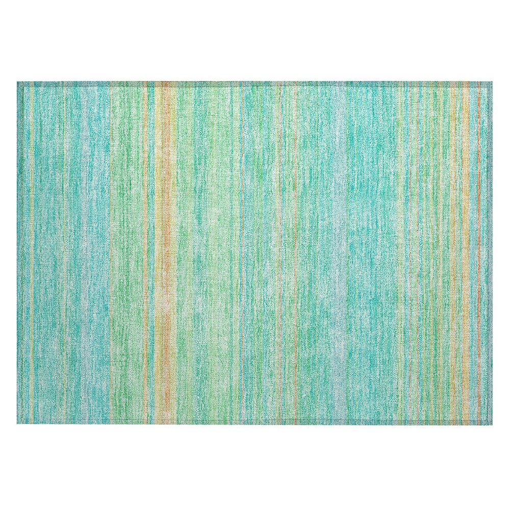 Chantille ACN979 Teal 1'8" x 2'6" Rug. Picture 1