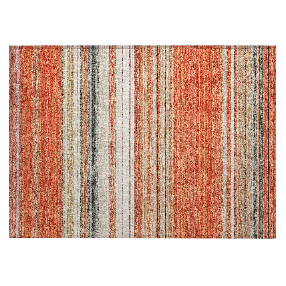 Chantille ACN979 Orange 1'8" x 2'6" Rug. Picture 1