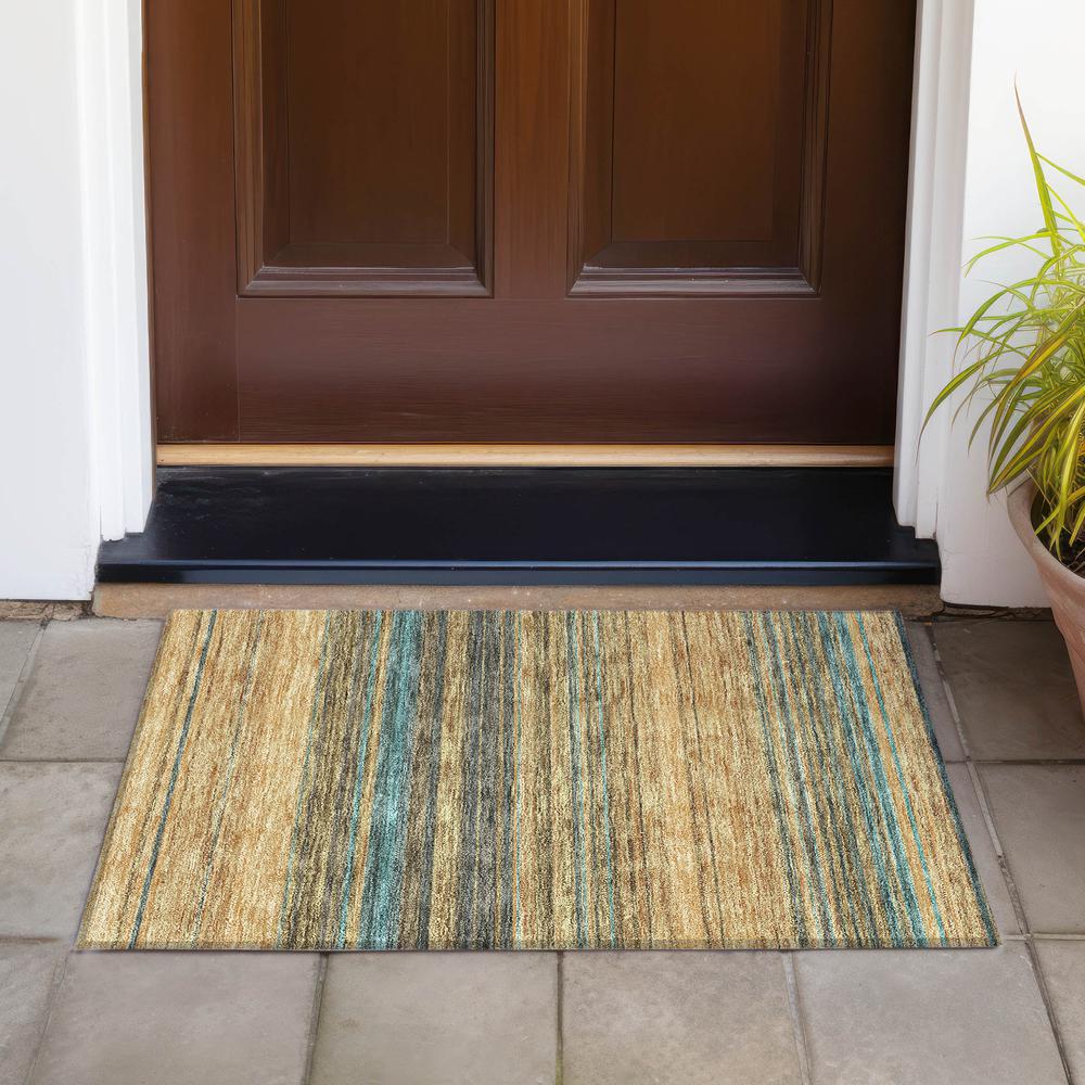 Chantille ACN979 Gold 1'8" x 2'6" Rug. Picture 6