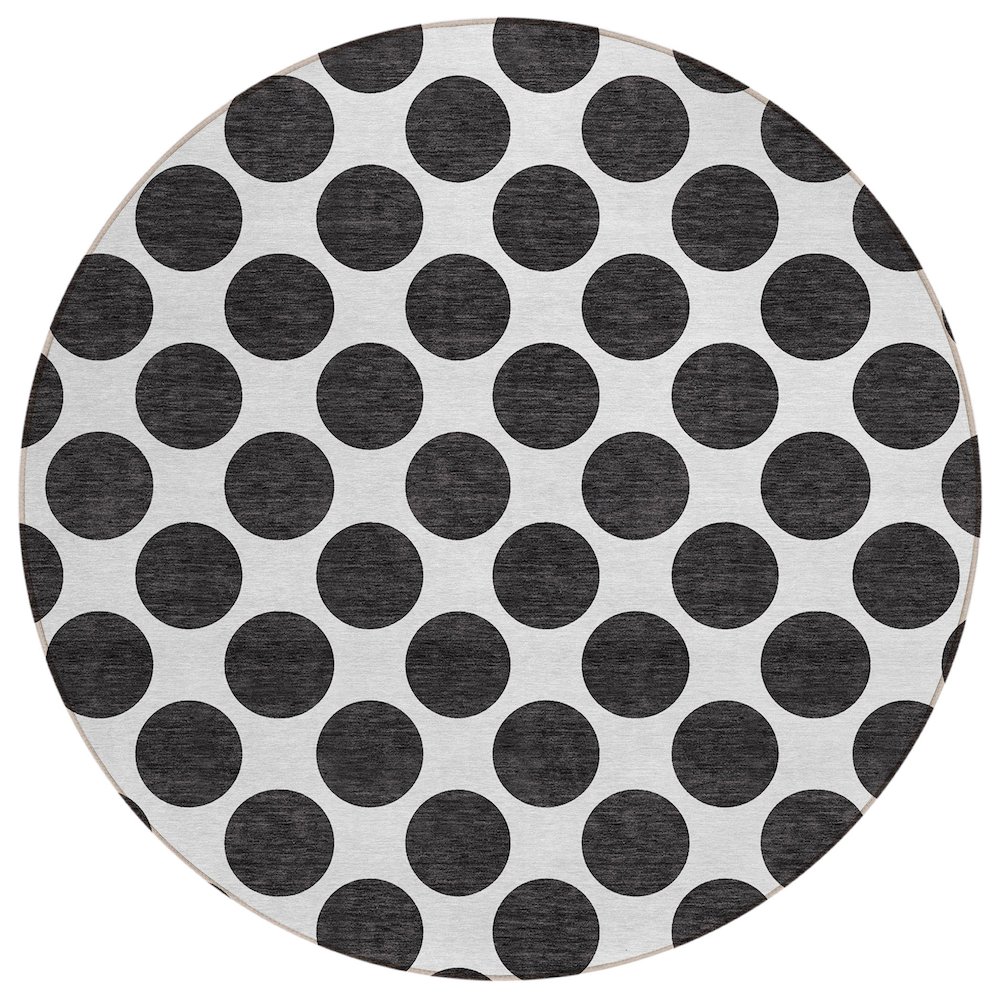 Chantille ACN980 Black 8' x 8' Rug. Picture 1