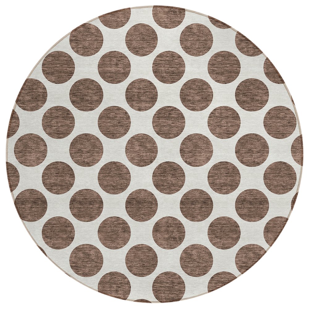 Chantille ACN980 Brown 8' x 8' Rug. Picture 1