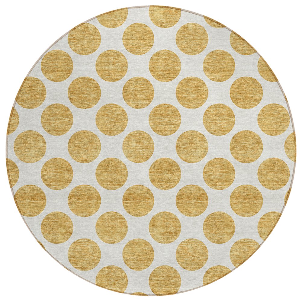 Chantille ACN980 Gold 8' x 8' Rug. Picture 1