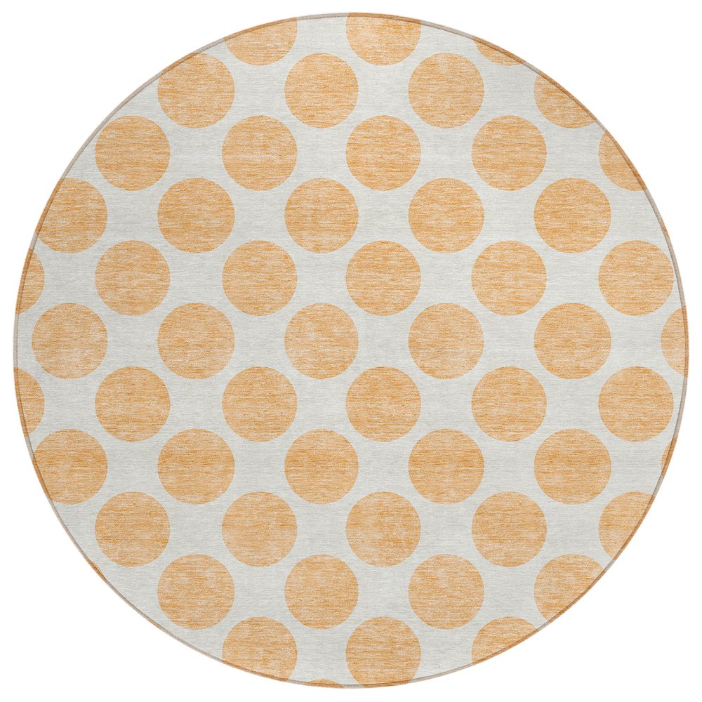 Chantille ACN980 Orange 8' x 8' Rug. Picture 1