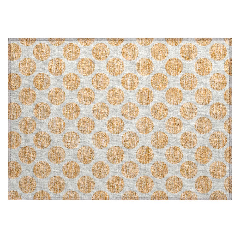 Chantille ACN980 Orange 1'8" x 2'6" Rug. Picture 1
