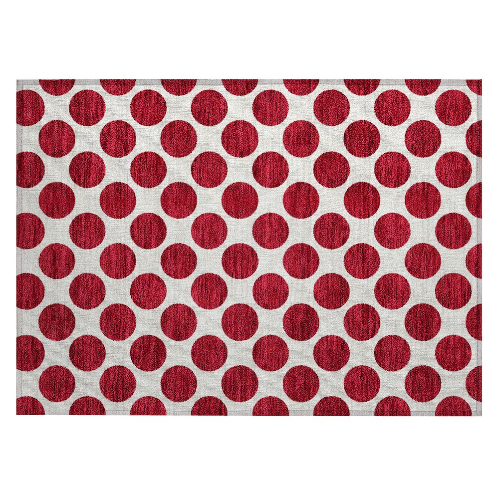 Chantille ACN980 Red 1'8" x 2'6" Rug. Picture 1