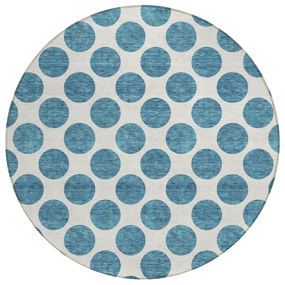 Chantille ACN980 Teal 8' x 8' Rug. Picture 1