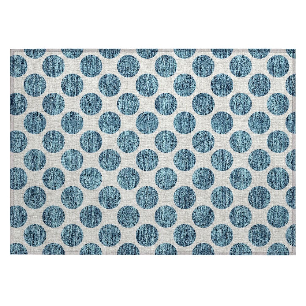 Chantille ACN980 Teal 1'8" x 2'6" Rug. Picture 1