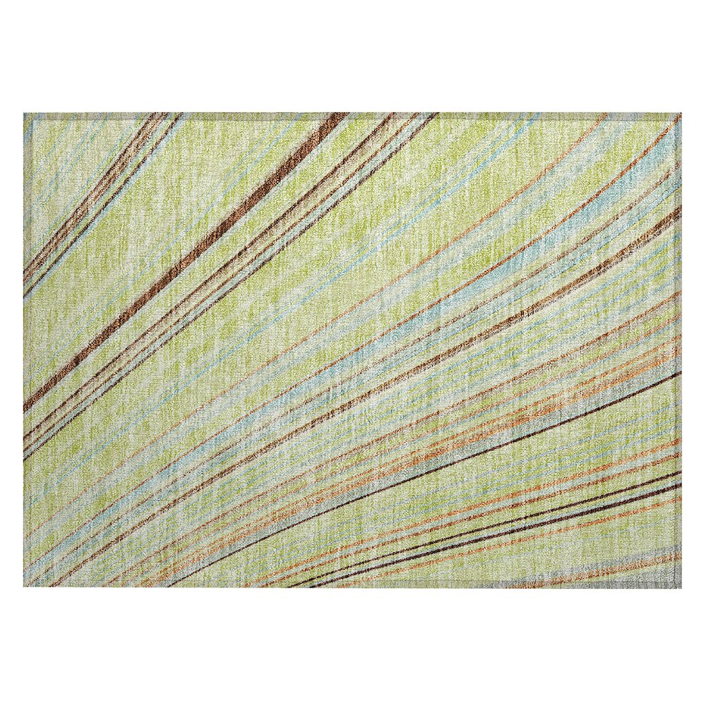 Chantille ACN981 Green 1'8" x 2'6" Rug. Picture 1
