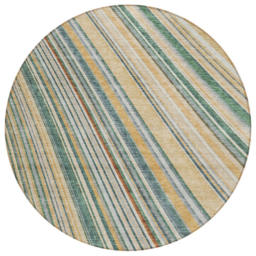 Chantille ACN981 Brown 8' x 8' Rug. Picture 1
