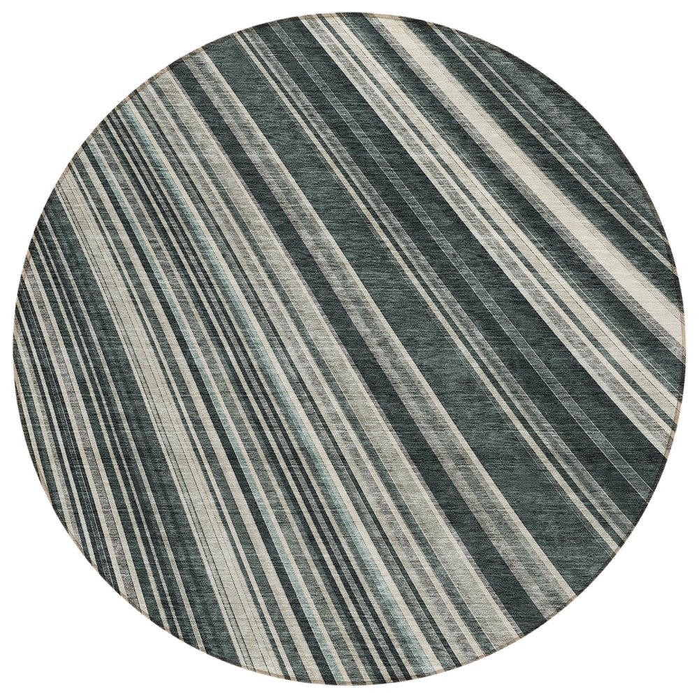 Chantille ACN981 Black 8' x 8' Rug. Picture 1