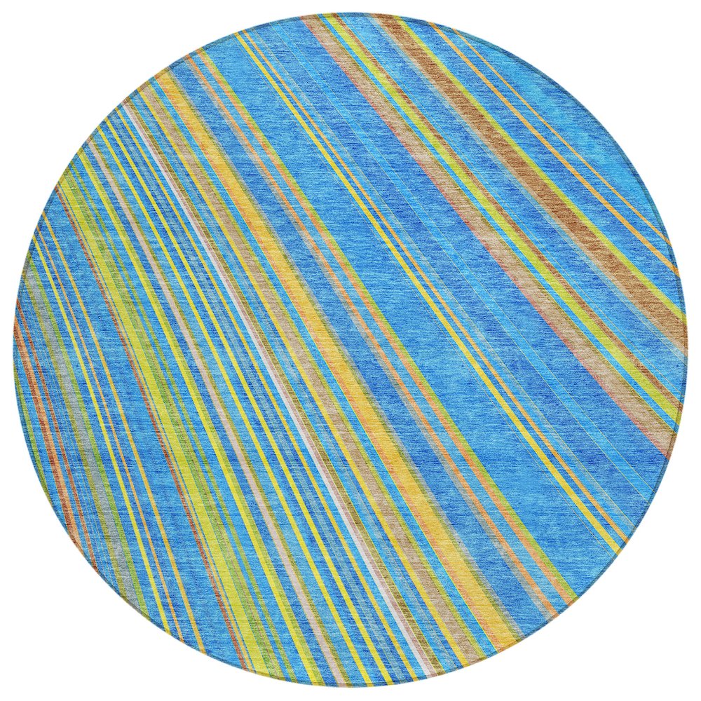 Chantille ACN981 Blue 8' x 8' Rug. Picture 1
