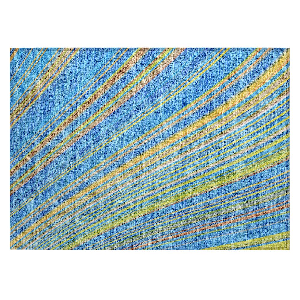 Chantille ACN981 Blue 1'8" x 2'6" Rug. Picture 1