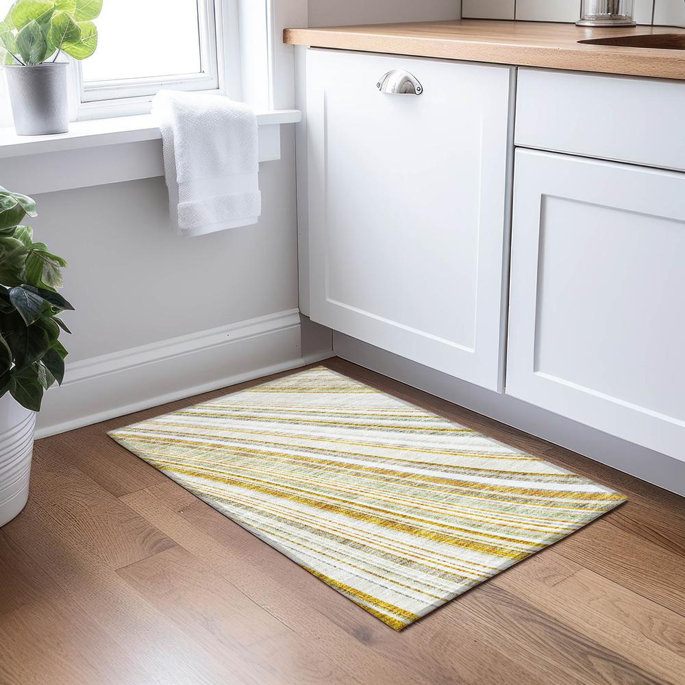 Chantille ACN981 Ivory 1'8" x 2'6" Rug. Picture 5