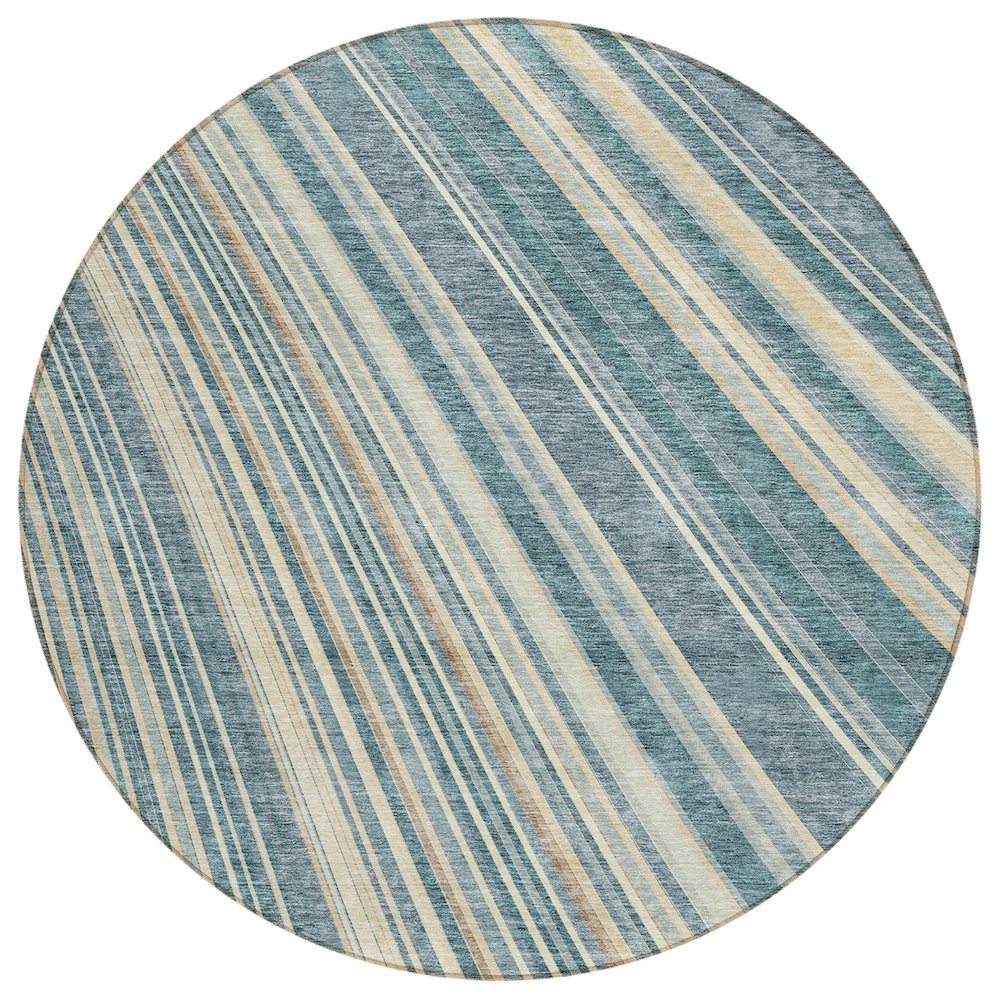 Chantille ACN981 Blue 8' x 8' Rug. Picture 1