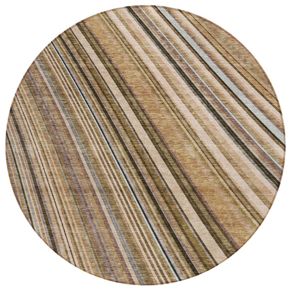 Chantille ACN981 Brown 8' x 8' Rug. Picture 1