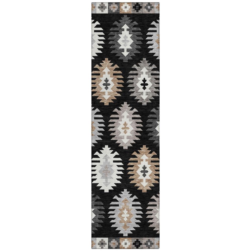 Chantille ACN983 Black 2'3" x 7'6" Rug. Picture 1