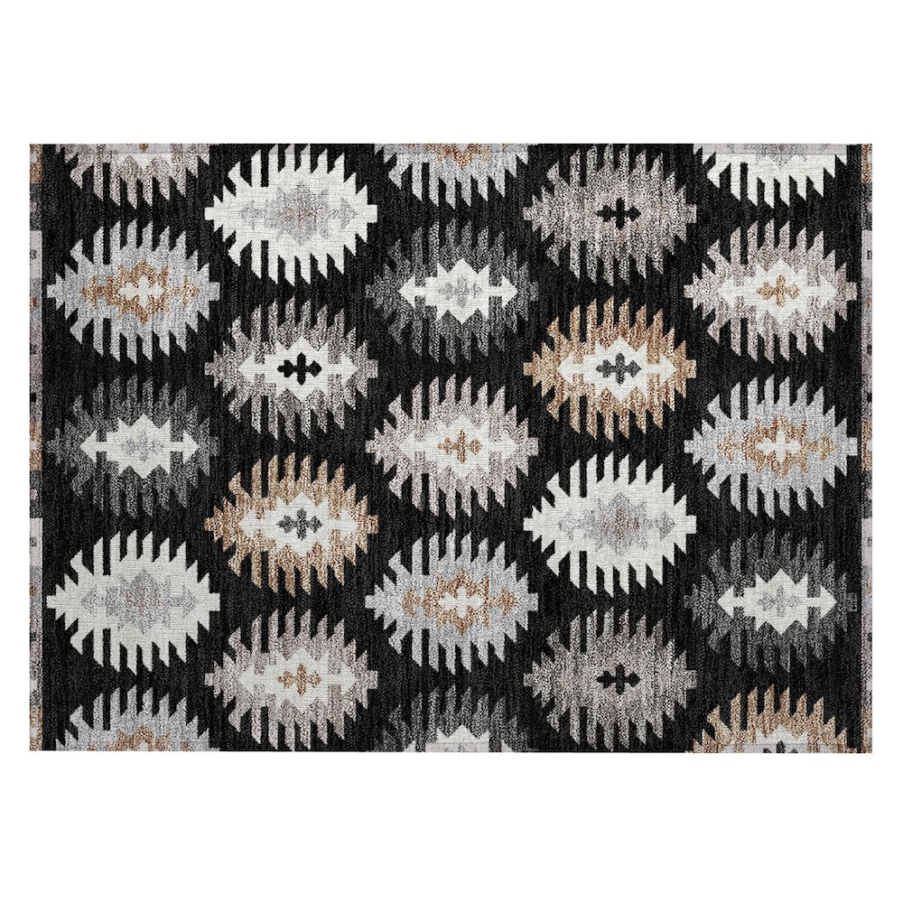 Chantille ACN983 Black 1'8" x 2'6" Rug. Picture 1