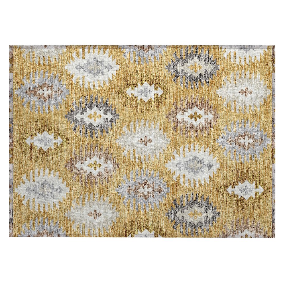 Chantille ACN983 Gold 1'8" x 2'6" Rug. Picture 1