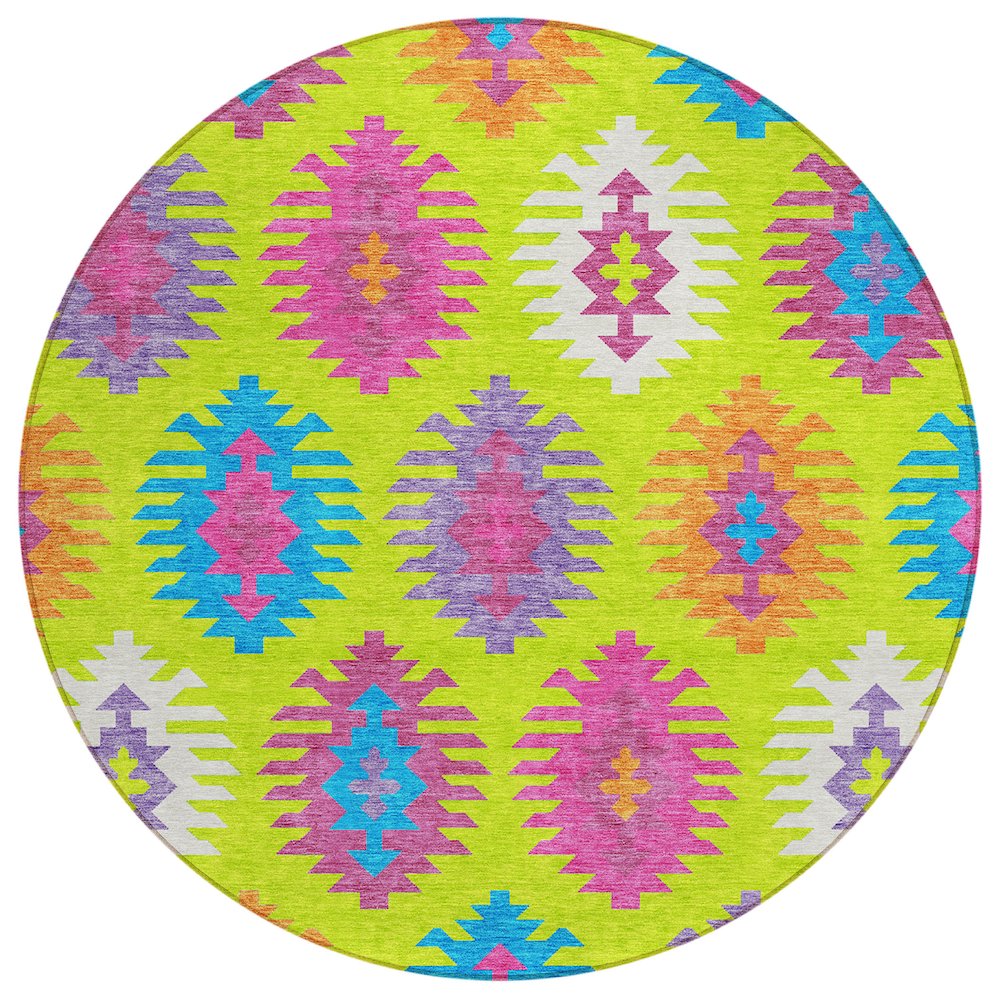 Chantille ACN983 Green 8' x 8' Rug. Picture 1
