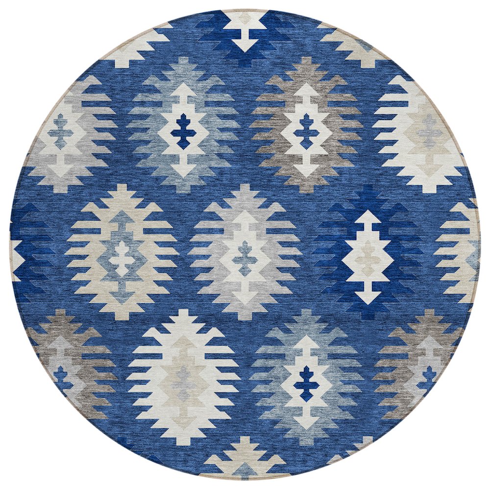 Chantille ACN983 Blue 8' x 8' Rug. Picture 1
