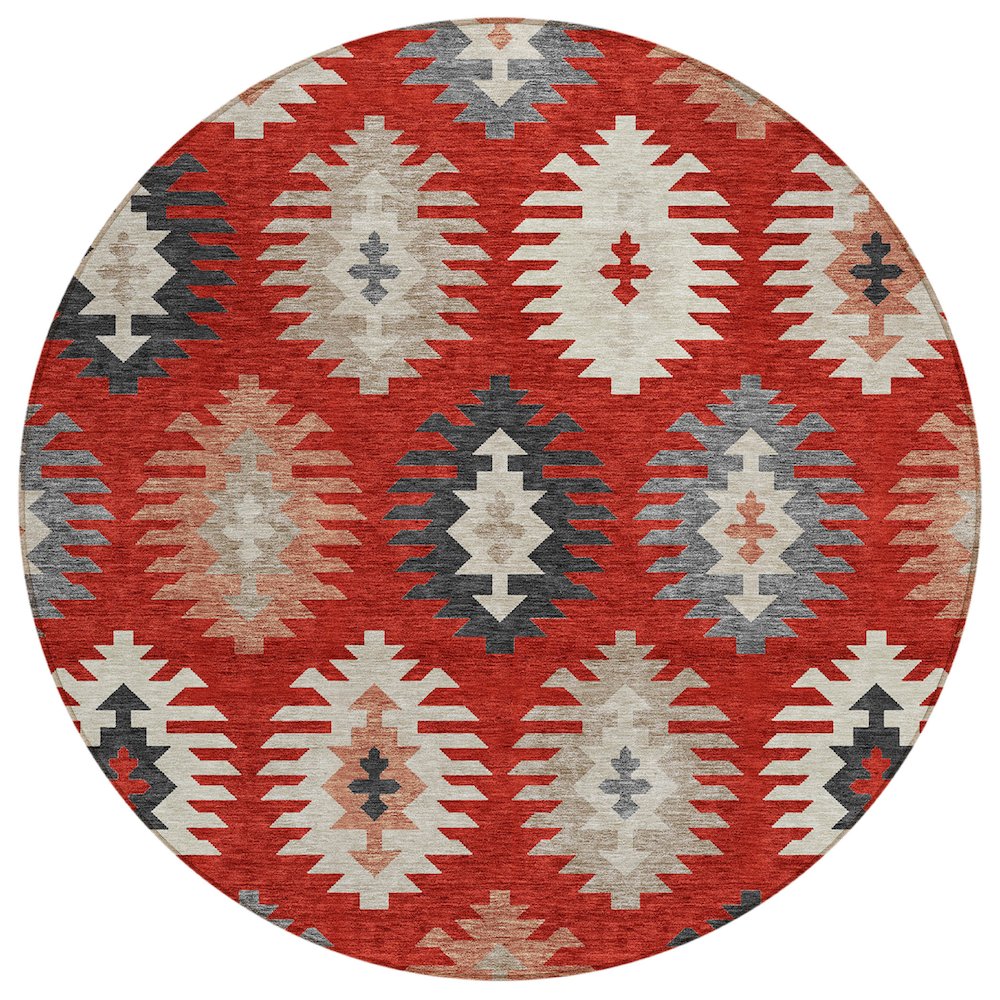 Chantille ACN983 Red 8' x 8' Rug. Picture 1