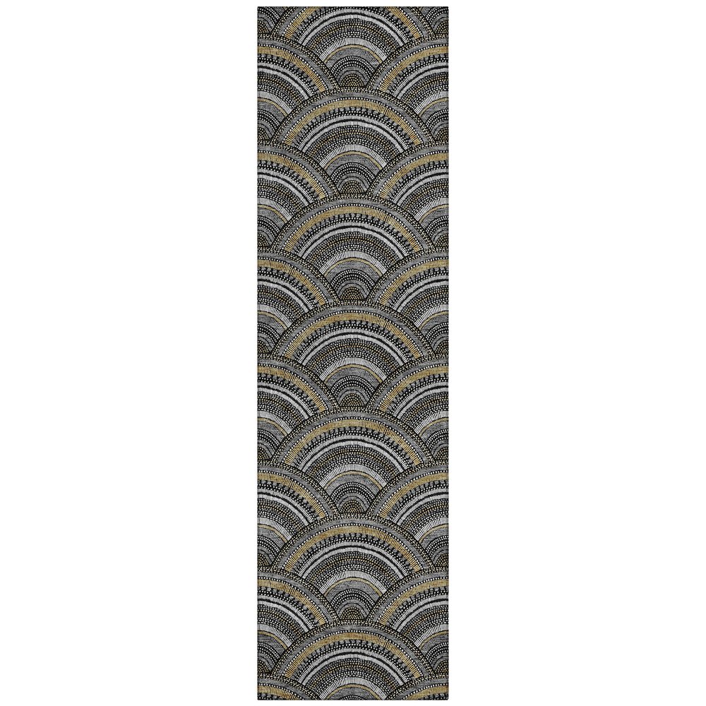 Chantille ACN984 Black 2'3" x 7'6" Rug. Picture 1