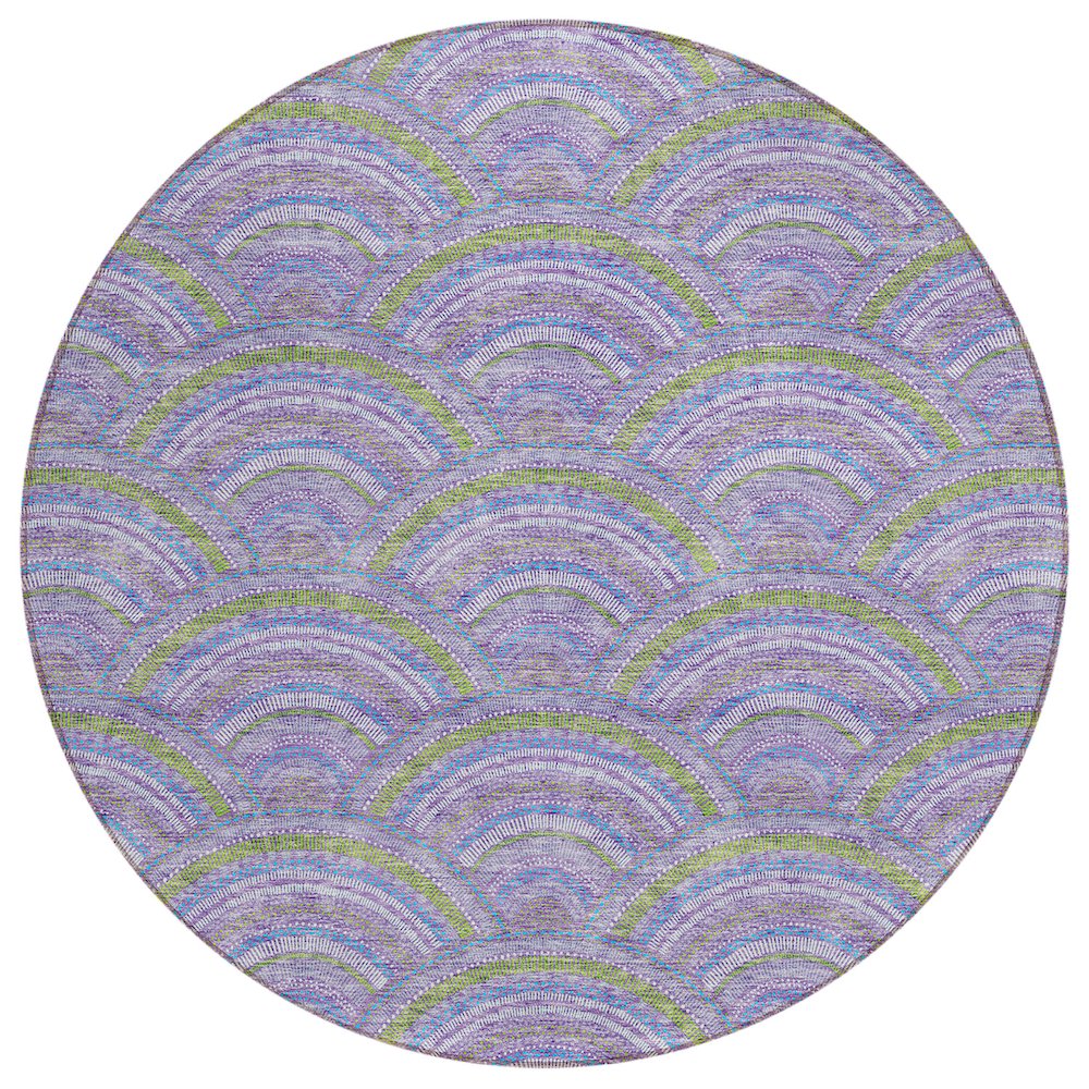 Chantille ACN984 Purple 8' x 8' Rug. Picture 1